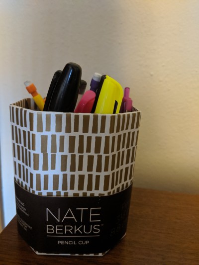 Pen Cup Photo Office Blog